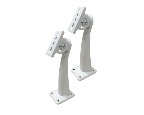 Настенный кронштейн металл крепление для камеры видеонаблюдения, белый, 2 шт