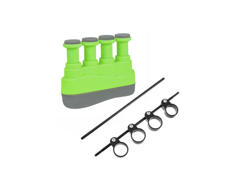 Набор NG-ESR для тренировки пальцев гитариста, эспандер зеленый и расширитель