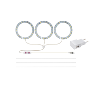 Фитосветильник для растений, 3 лампы на прозрачной ножке с регулировкой яркости, дневной свет, с адаптером питания