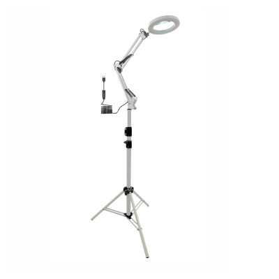 Напольный светильник LN-33W-WST с лупой белый