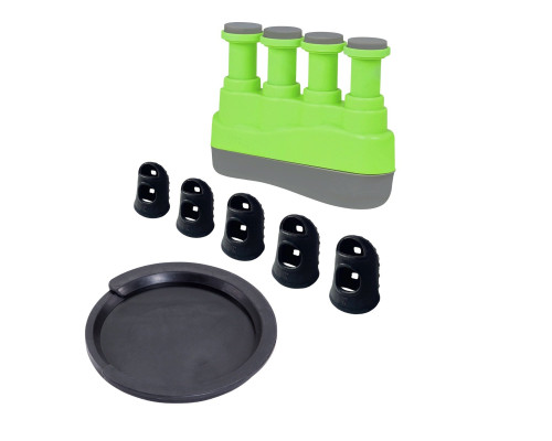 Набор NG-SNES для игры на гитаре: сурдина, напальчники черные и эспандер зеленый