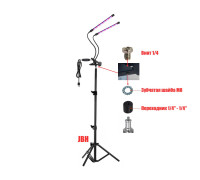 Фитолампа FL2-PR-JBH, 2 панели, для растений на прищепке и на штативе