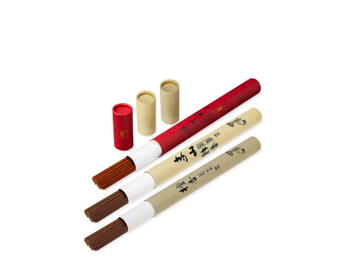 Благовония "Индийский сандал", "Агарвуд" и "Австралийский сандал", 3 тубуса по 40 ароматических палочек