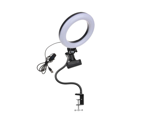 Настольный гибкий держатель GDS-38-PR1-L для пялец, станок для вышивания с лампой 16 см