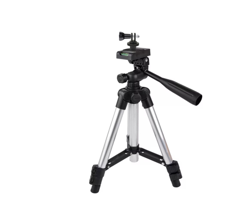 Штатив Tripod-3110-2ZB с креплением с 2 зубцами, болтом и гайкой для камеры GoPro