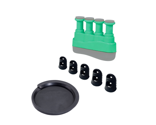 Набор NG-SNES2 для игры на гитаре: сурдина, напальчники черные и эспандер темно-зеленый