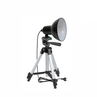 Напольный светильник LMB-3110 на треноге со средним абажуром, черный