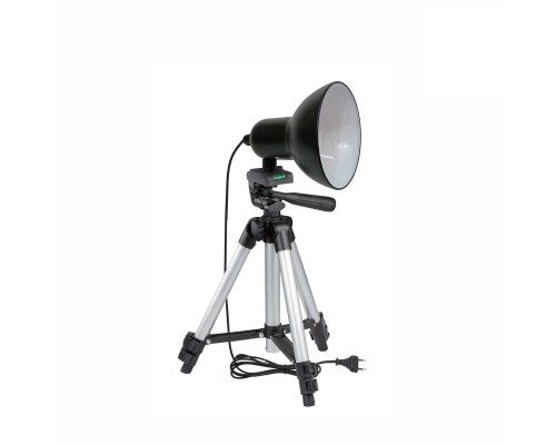Напольный светильник LMB-3110 на треноге со средним абажуром, черный