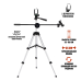 Штатив Tripod 3110-ES35-2DT для горизонтальной съемки с 2 держателями смартфона