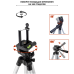 Штатив Tripod 3110-ES35-2DT для горизонтальной съемки с 2 держателями смартфона