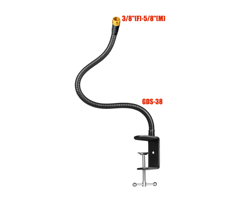 Гибкий держатель GDS-58 для микрофона со струбциной, резьба 5/8
