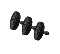 Комплект из 3 винтов барашек с круглой шляпкой 26 мм, резьба 1/4(F) и 1/4(M)