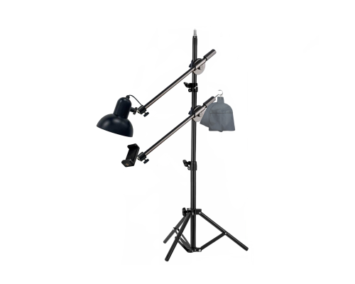 Светильник напольный LMB-JB263K-85 торшер с держателем для телефона и крючком для противовеса