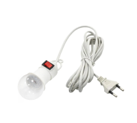 Светильник патрон подвесной с фитолампой 12Вт с выключателем и проводом 3,8 м
