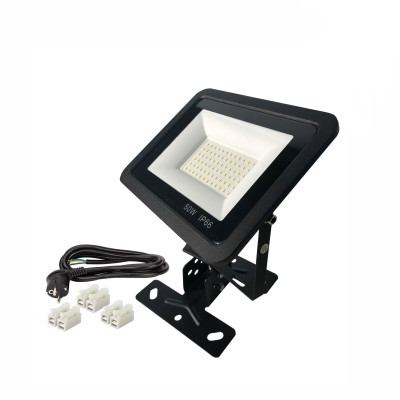 Светодиодный прожектор 50 Вт на потолочном креплении FK-Pr2 с кабелем 5 метров и клеммами