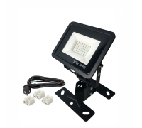 Светодиодный прожектор 30 Вт переносной на креплении FK-Pr2 с кабелем 3 метра и клеммами