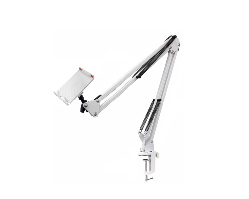 Держатель DP18G-NBS-W для планшета до 18 см на пантографе с гибким креплением, белый