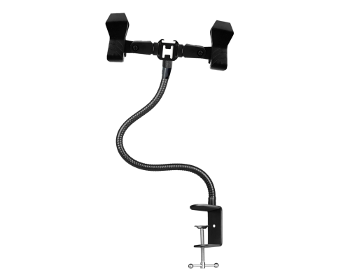 Подставка GDS-38-2P для фитолампы с гибким креплением и прищепками