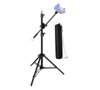 Штатив усиленный LS-63K-AD20B с держателем для малярной лампы, крючком для противовеса и сумкой для переноски