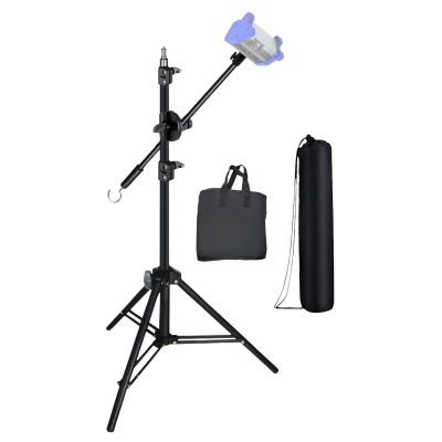 Штатив усиленный LS-63K-AD20BB с держателем для малярной лампы, крючком для противовеса и сумками для переноски