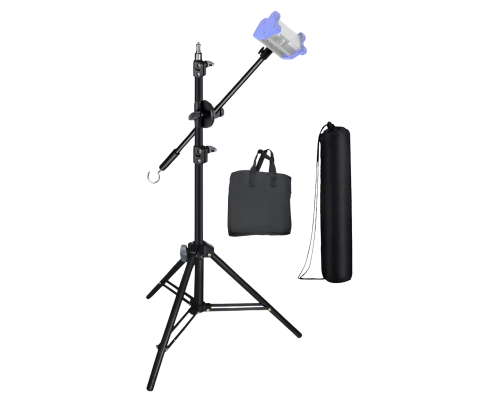 Штатив усиленный LS-63K-AD20BB с держателем для малярной лампы, крючком для противовеса и сумками для переноски
