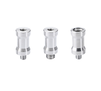 Комплект переходников 1/4"(F)-1/4"(M),1/4"(F)-3/8"(M),1/4"(M)-3/8"(F) адаптеры для штативов и стоек