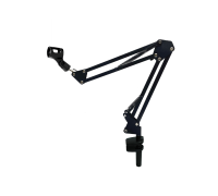 Настольная стойка KGS64-B с держателем для микрофона бочонок, нагрузка до 1 кг, со струбциной шириной до 6.4 см