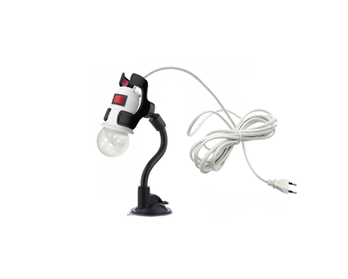 Фитолампа 12Вт для растений на подставке PG-Pris-FL12, крепление присоска