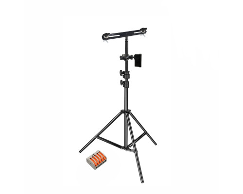 Штатив JBH-PRJ-PL2V для 4 прожекторов общим весом до 2 кг с клеммами на 5 контакта в распределительной коробке