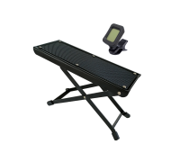 Тюнер-прищепка XRT01 для гитары и подставка GF-01B под ногу гитариста