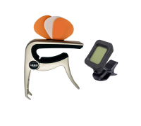 Тюнер-прищепка XRT01 и каподастр для гитары