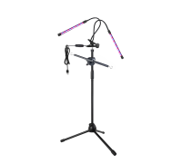 Стойка для растений на 2 кашпо FL2-ML38-31K с фитолампой, 2 панели