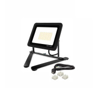 Прожектор светодиодный 50Вт на настольной подставке с кабелем 3м и клеммами