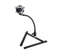Настольная стойка P2-GEC для микрофона с гибким креплением и держателем паук P2