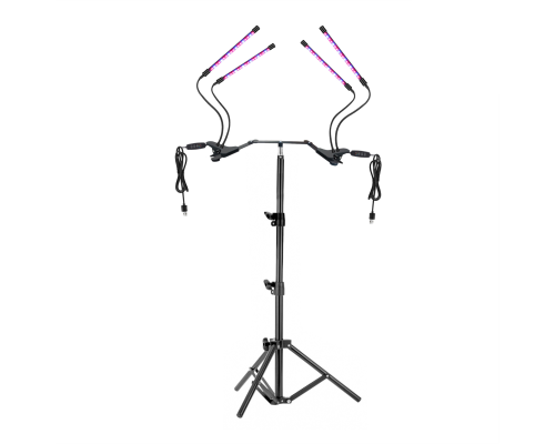 Фитолампы на 2 панели для растений на напольной подставке JBH-EC