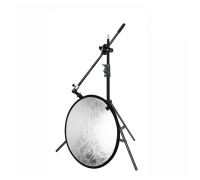 Отражатель для фото и видео, светоотражатель 5в1, 58 см, с креплением зажимом на штативе JBH-63K