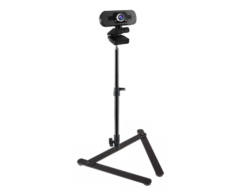 Веб-камера Full HD 1080P WEB-ZK со встроенным микрофоном на настольной подставке