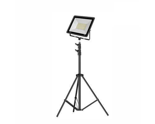 Прожектор светодиодный 100 Вт на штативе строительном BHS-PRJ