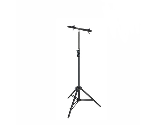 Штатив LSPRJ-PL2V-U260 с металл планкой для 2 строительных прожекторов и удлинителем, высота до 2.6м