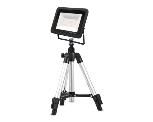 Прожектор светодиодный 50Вт на штативе 3110-PRJ строительном элевационном