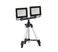 Прожекторы светодиодные 30Вт, 2 шт, на штативе строительном 3110-PRJ-PL2V элевационном