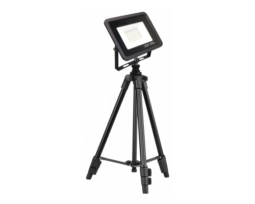 Прожектор светодиодный 30Вт на штативе 8810-PRJ строительном элевационном