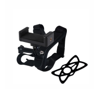 Держатель для телефона 55-85 мм, крепление на шлем с резинкой фиксатором