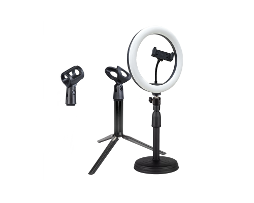 Держатель-подставка L26DT-ZM-02 и настольная стойка NK-11 с удлинителем, держателем для ручного микрофона и бочонок