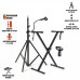 Микрофонная стойка JBH-G-2DM с 2 держателями и подставка для синтезатора