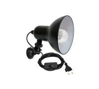 Черный фитосветильник LSB-BC2-L12 с фитолампой для растений, 12Вт, с креплением присоска