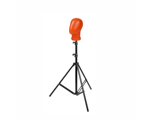 Манекен голова на напольной стойке JBH, цвет терракотовый