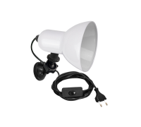 Белый светильник LSW-BC2 для фитолампы с креплением присоска