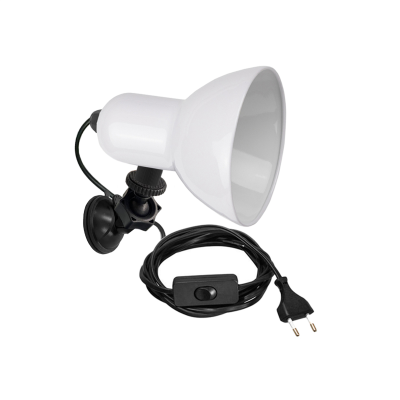 Белый светильник LSW-BC2 для фитолампы с креплением присоска