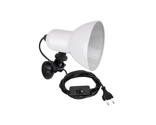 Белый светильник LSW-BC2 для фитолампы с креплением присоска